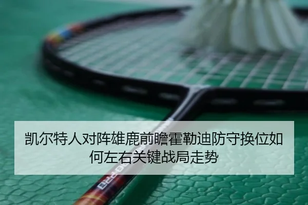 凯尔特人对阵雄鹿前瞻霍勒迪防守换位如何左右关键战局走势